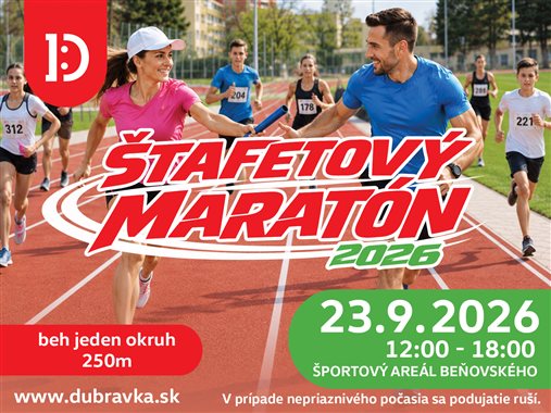 Štafetový maratón 🏃‍♀️🏃‍♀️